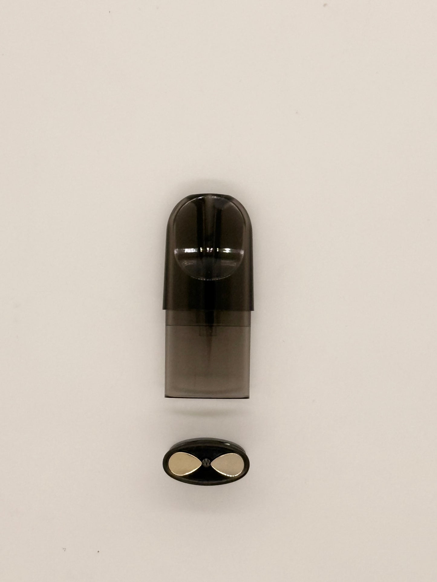 五代上下分離一次性空彈 1.2ML｜陶瓷芯空倉｜黑色不透明空殼｜電子煙空彈
